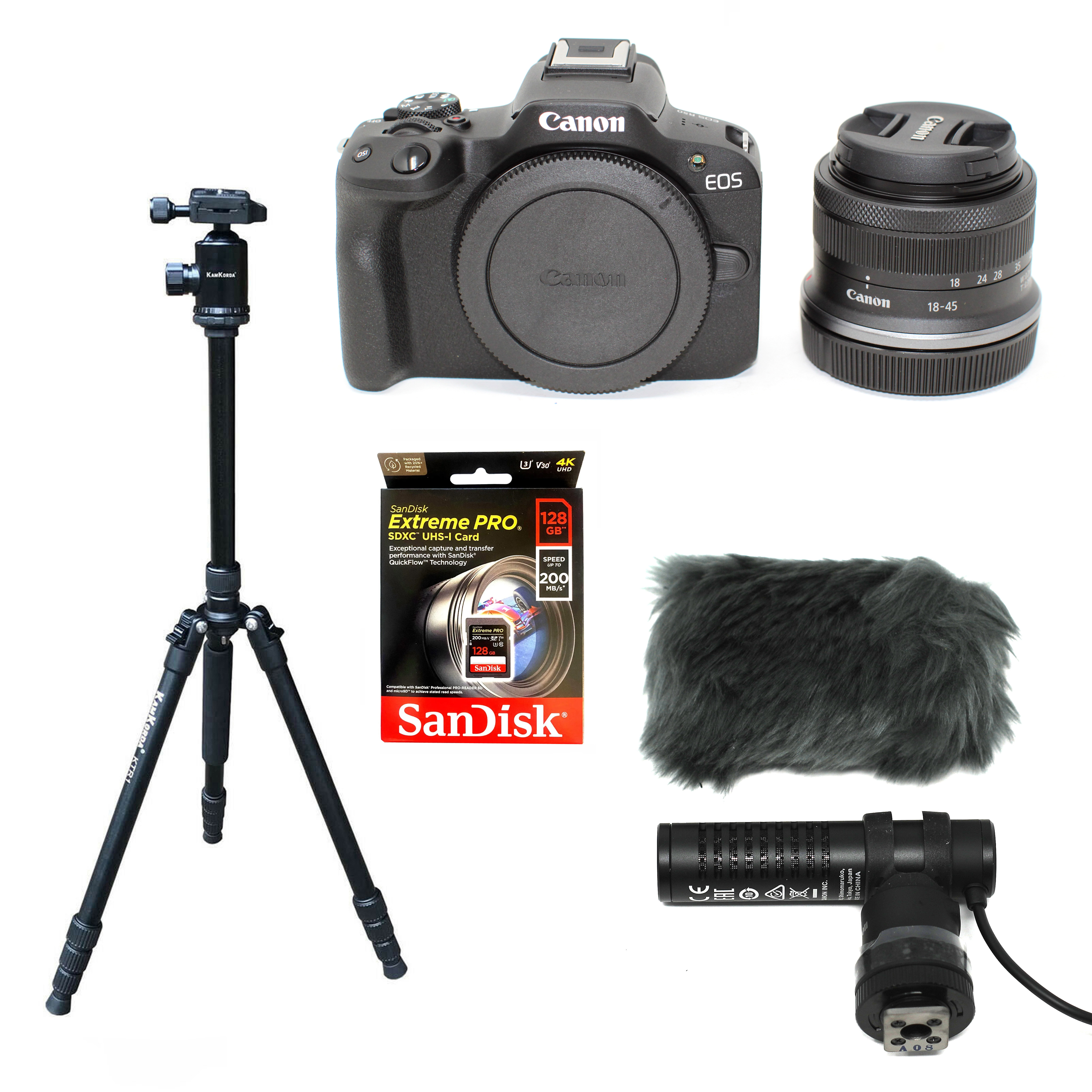 Vlogging Canon EOS R50 Camera Kit