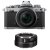 Nikon Z FC Mirrorless Digital Camera with 16-50mm Lens (Silver) and Mount Adapter Kit